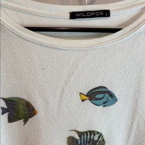Wildfox sweater with fish